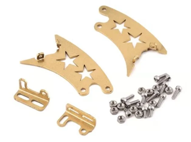 Sideways RC Edge Mount 2 Scale Drift Wing Mount (Gold)