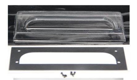 Sideways RC Scale Drift Universal Rear Intake Set (Clear) | SRC-REARAIRDUCT