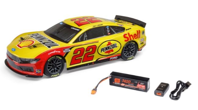 Losi 1/12 Losi NASCAR 2025 Joey Logano No. 22 Shell (Battery & Charger Included)
