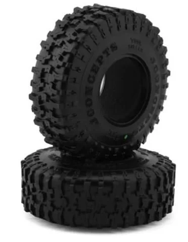 JConcepts Tusk 2.2" All Terrain Rock Crawler Tires (2) (Green) (Class 3 - 5.25")       4090-02
