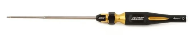 Samix SCX24 2-in-1 Hex Wrench/Nut Driver (Gold) (.050" Hex/4mm Nut)