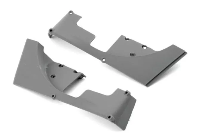 Knight Customs Vanquish H10 Optic Terra Recon Rear Cage Panels (Silver) (2) (LWB/Optic Stock Length)