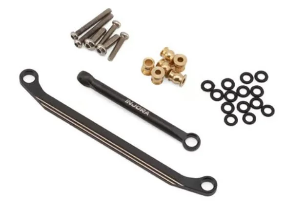 Injora Redcat Ascent-18 Brass Steering Links Set (Black) (11.1g)