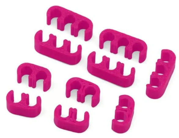 Webster Mods Wires & Cables Organizer Clips (Pink) (12AWG)