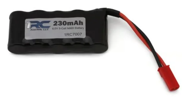 1RC Racing 1/18 5-Cell NiMH Battery (6.0V/230mAh) (Midget/Sprint/EDM/Late Mode)      1RC7007