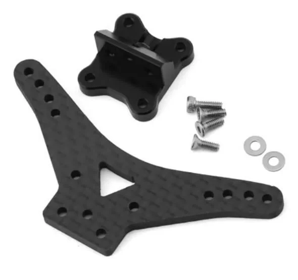 HackFab Losi Mini-B Carbon Fiber Wide Rear Shock Tower