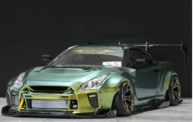 Pandora RC 1/10 Nissan GT-R R35 Drift Body Set (Clear) (257-260mm)