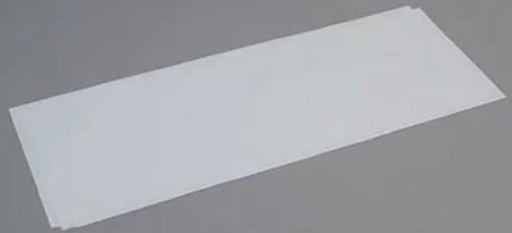 Evergreen Scale Models .040x8x21" White Polystyrene Sheet (3) | 9105