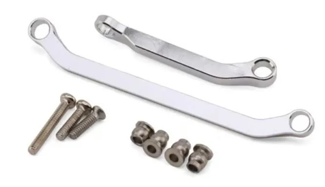 Hot Racing Axial SCX30 Aluminum Steering Links Set (Silver)                 SXTY4908