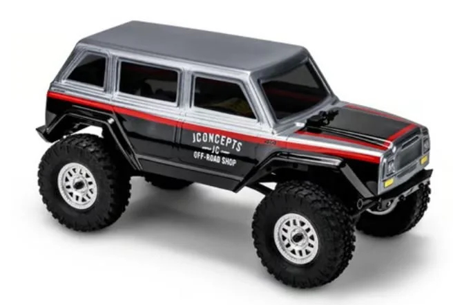 JConcepts Warneer "Tucked" 1/24 Scale Rock Crawler Body (Clear) (5.2" Wheelbase)       0650