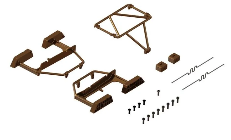 Arrma Desert Truck Body Roll Cage Set, Bronze: GROM