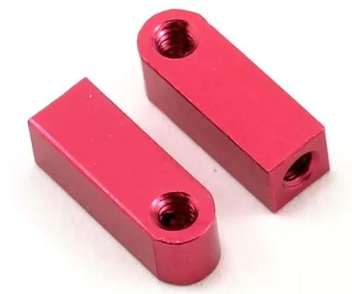 CRC Aluminum Vertical Shock Tower/Servo Mount Set (Red)  | CLN3355 | 3355