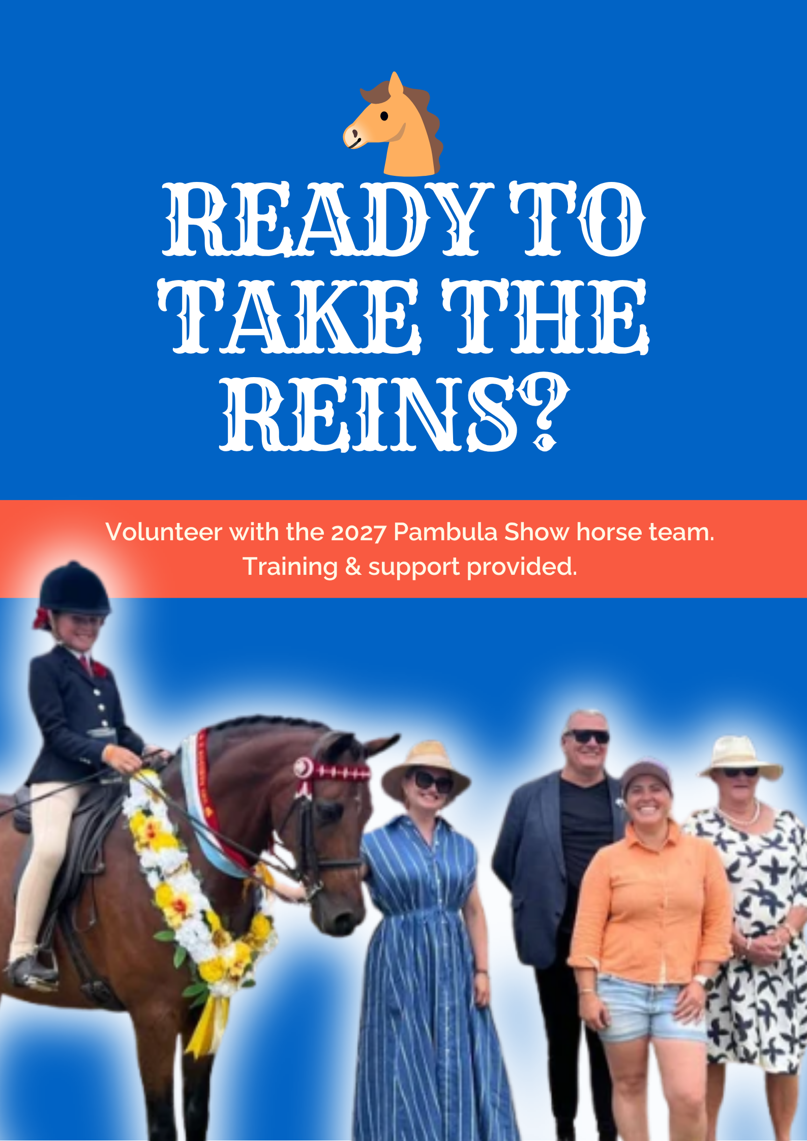 Help Us Bring the 2027 Pambula Show Horse Events to Life 🐴