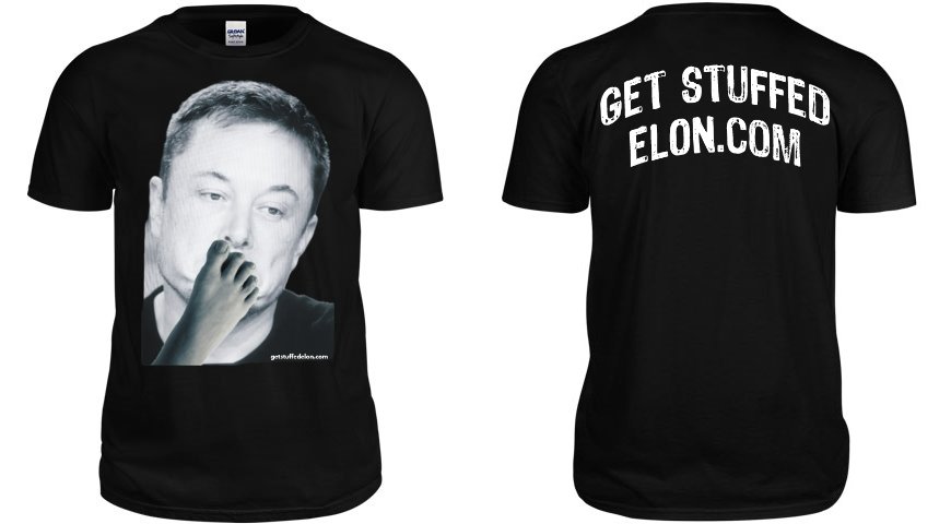 GET STUFFED ELON MUSK t-shirt