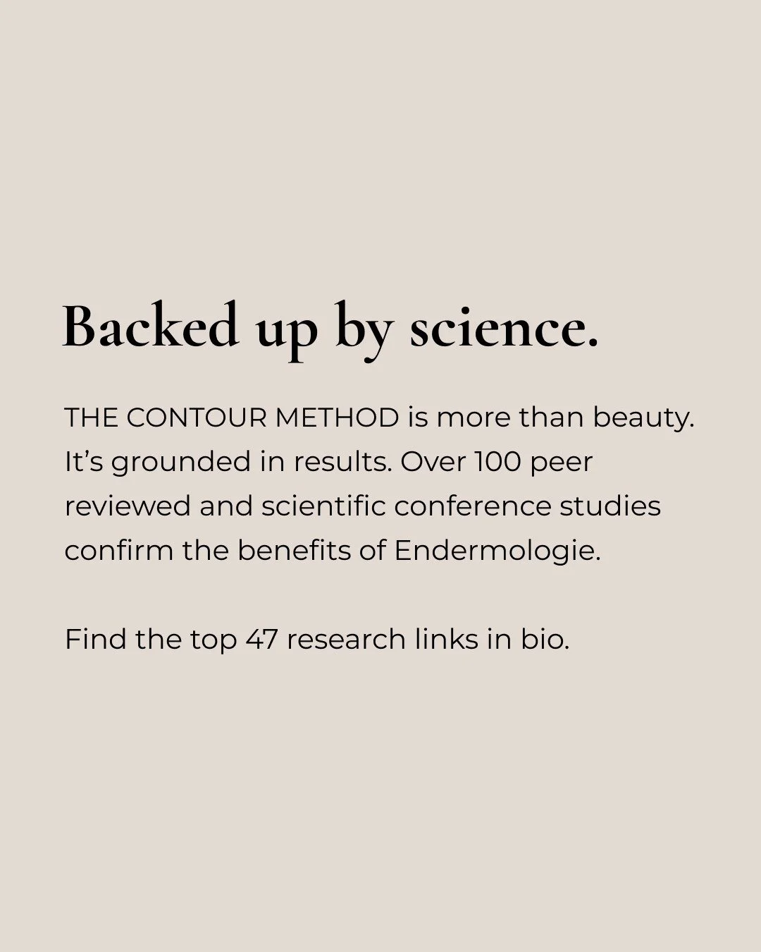 Backed by over 100 peer-reviewed dermatological and scientific conference studies THE CONTOUR METHOD blends advanced technology with medical grade credibility offering results that are trusted by professionals and supported by real evidence.

📍 129 