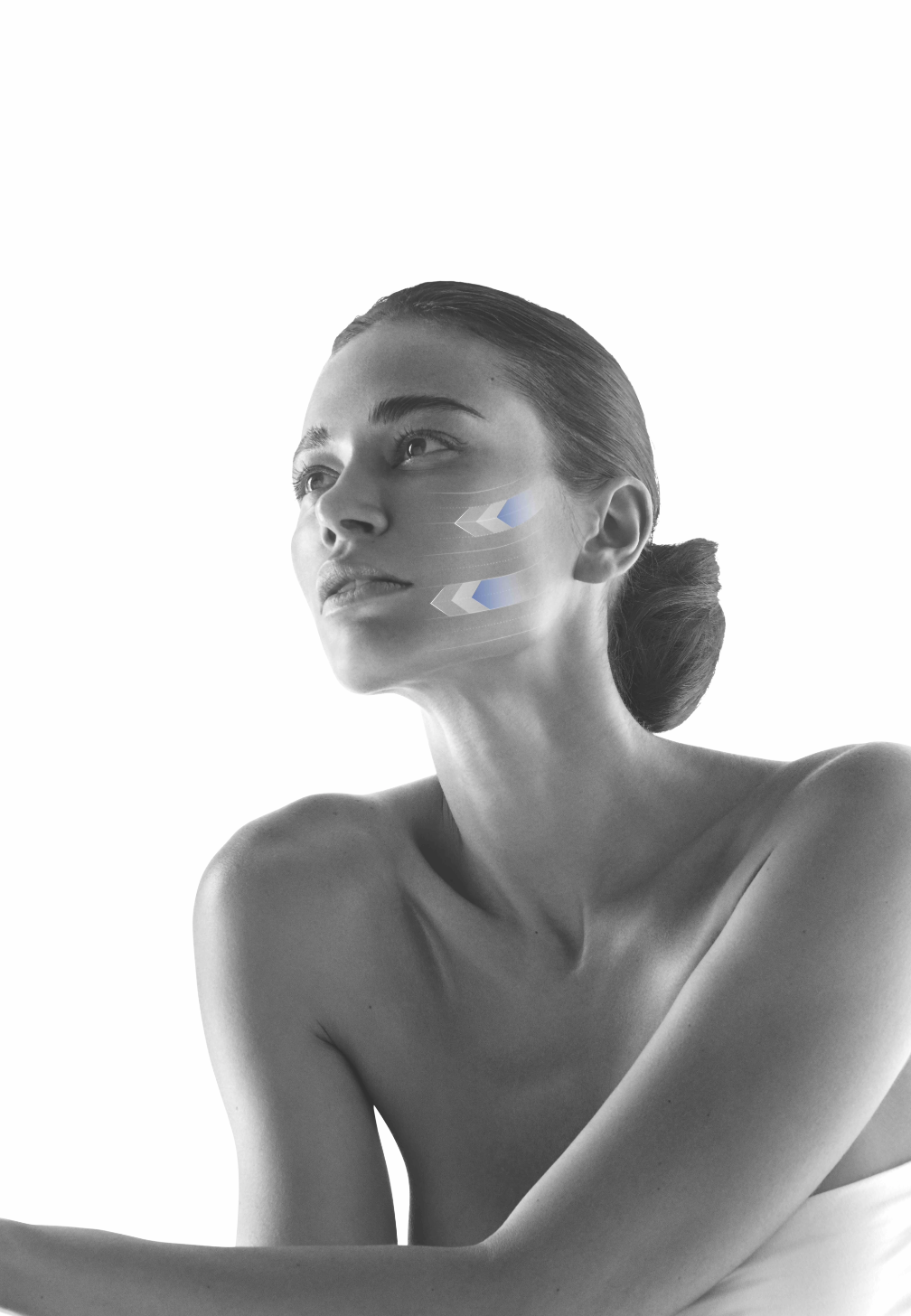 woman with some arrows in her face