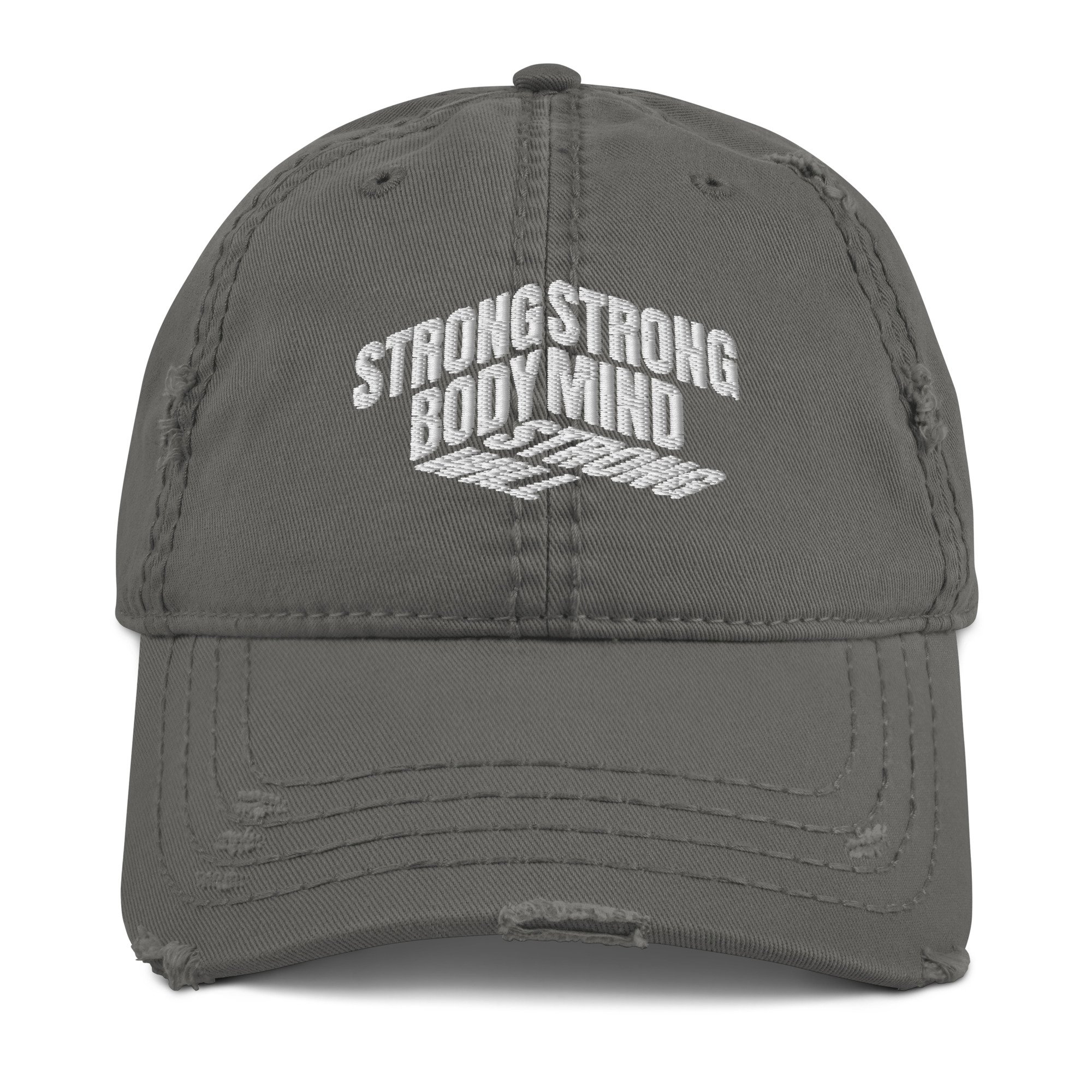 Motivational Baseball Cap, Strong Body Strong Mind Cap