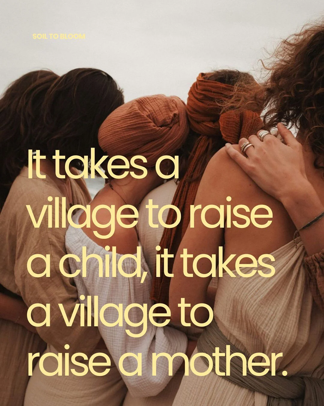 It doesn’t just take a village to raise a child.
It takes a village to raise a mother.
In the past, mothers were surrounded by grandmothers, sisters, and neighbors who cared for them through pregnancy, birth, and beyond. No one walked the jour