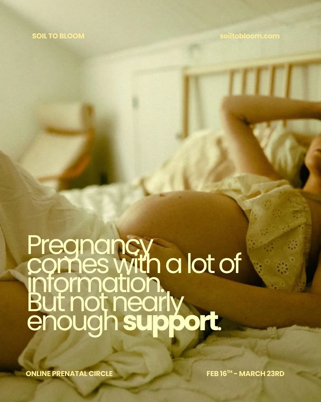 This is the circle I wish I had when I was pregnant.
Early bird ends Dec 31 🤍🌿 Sign up via the link in bio 

#prenatalcircle #pregnancy #pregnancycircle #consciouspregnancy #consciousmotherhood #herbalism #soiltobloom #prenatalyoga #prenatalcare #p