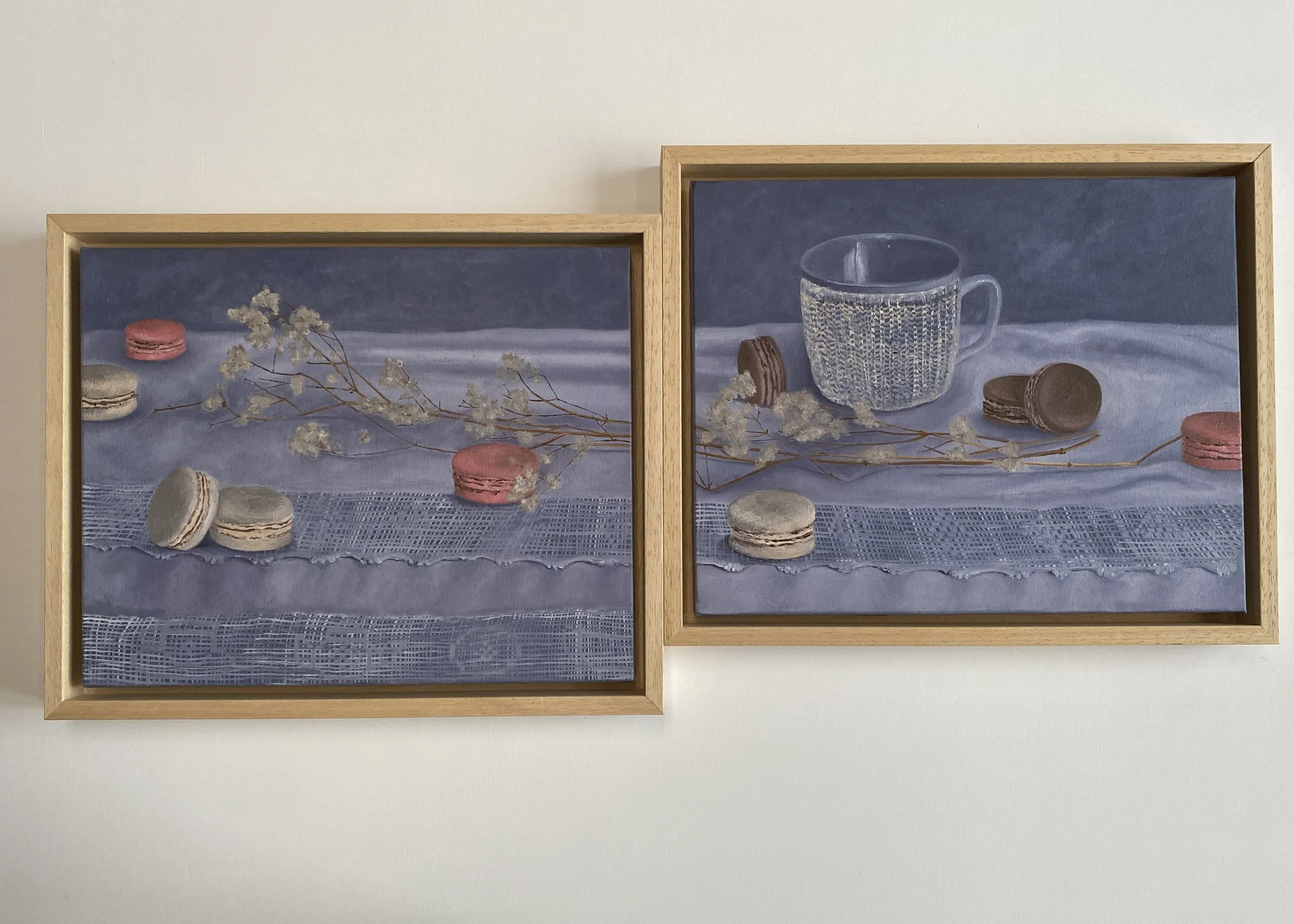 Coffee Cup and Macarons