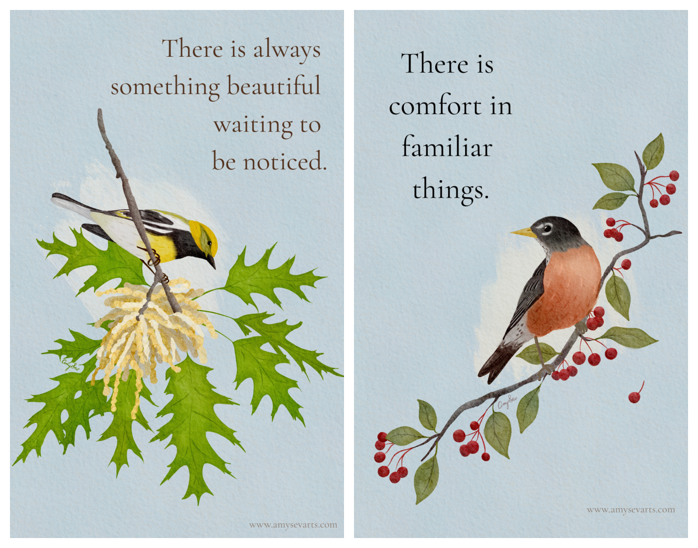 Bird Watercolor Quotes