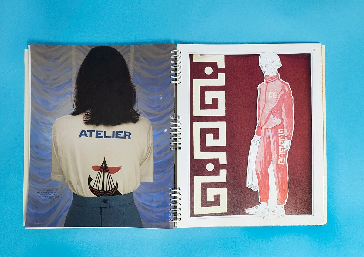Left hand image: Creative director Beca Lipscombe, photography Morwenna Kearsley, model Laura Richmond.