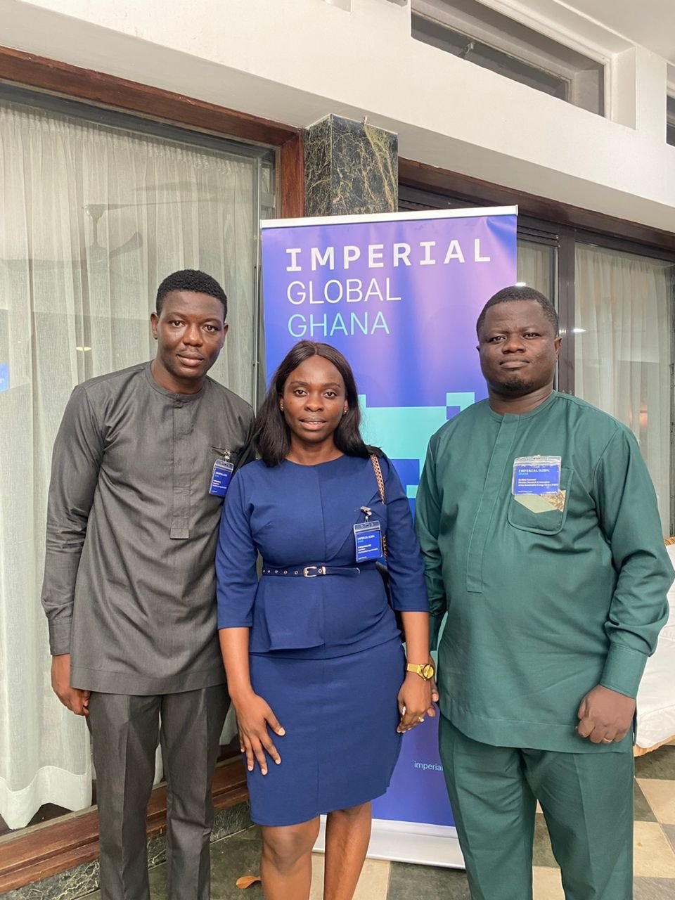 ASEC team at the launch of Imperial Global Ghana