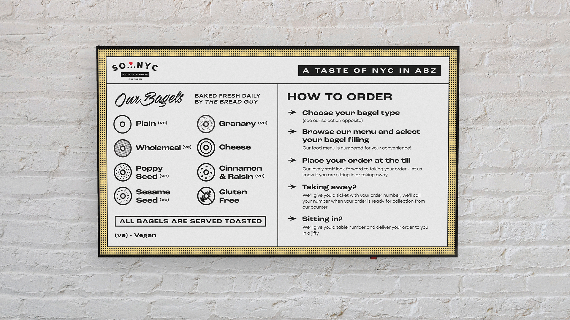 Menu TV Screen Designs