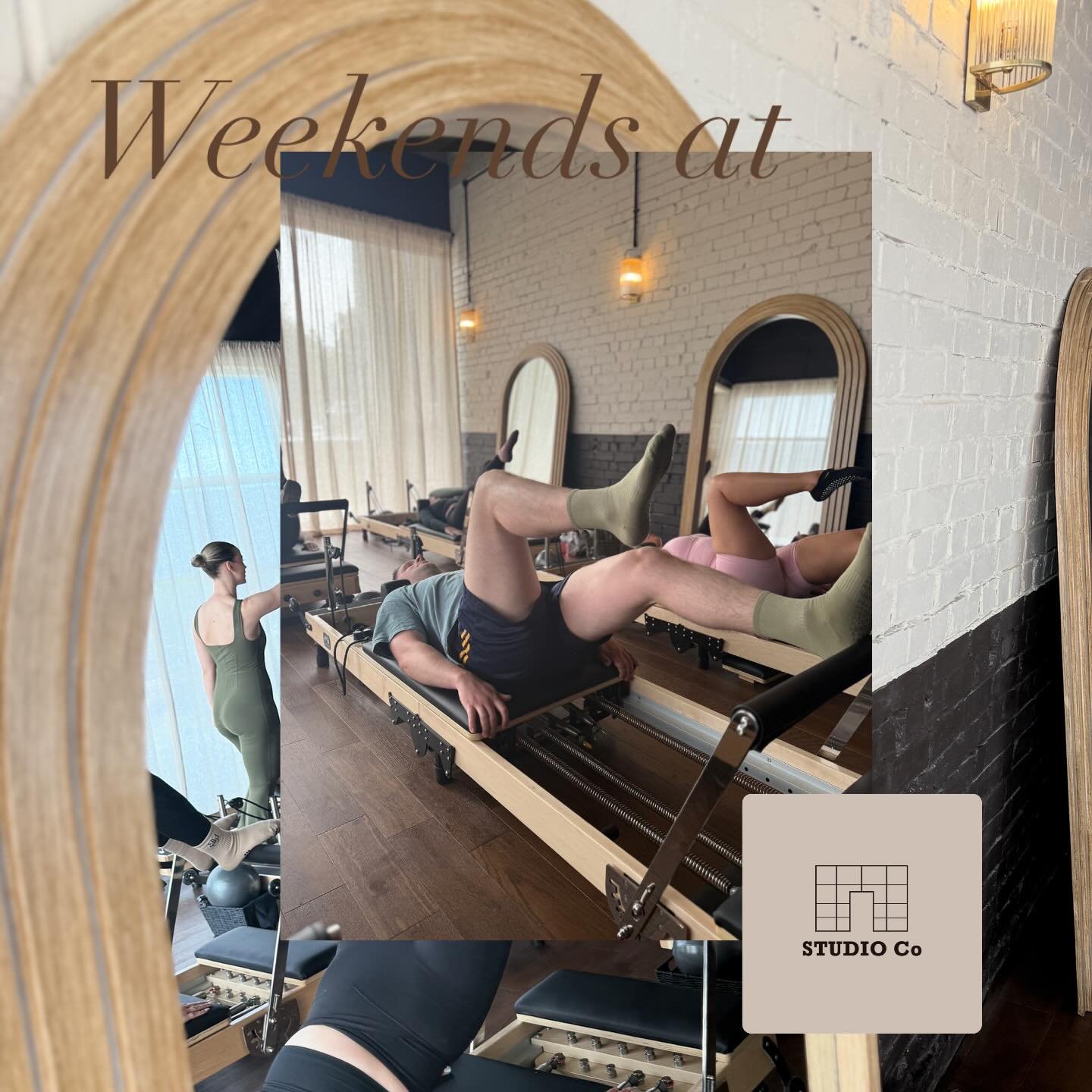 Whos joining us this weekend in the studio? ✨

S A T U R D A Y
8 am | Reformers All Levels
9 am | Reformers Advanced
10 am | Reformers Beginners
11 am | Reformers All levels
12 pm | Reformers Advanced

S U N D A Y
8 am | Flow to sound 
10 am | Reform