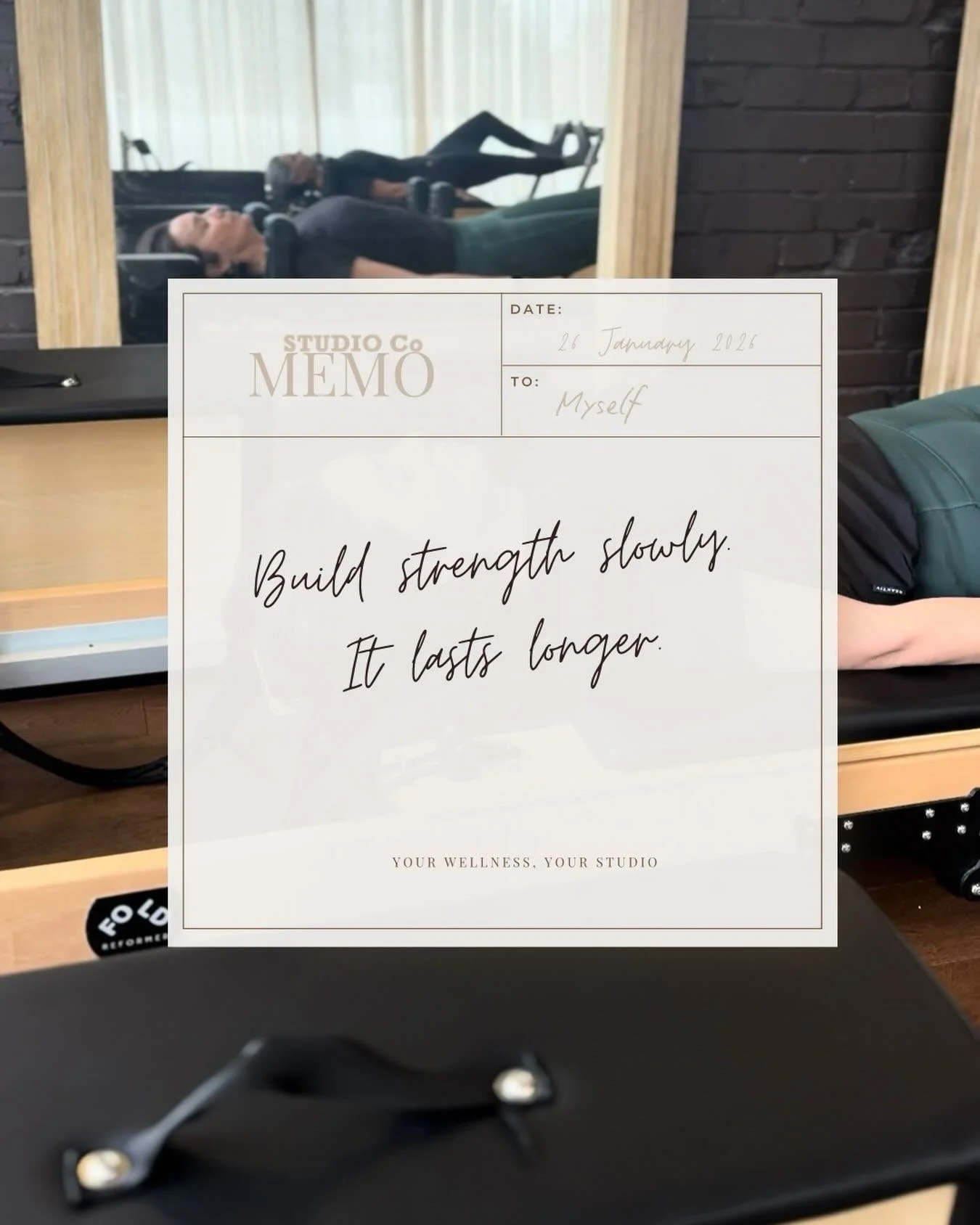 We&rsquo;re not chasing quick wins here.

The kind of strength that supports you, not just today, but all week (and well beyond).

#MondayMotivation #StudioCoSevenoaks #ReformerPilates #MoveWithIntention #SlowStrong PilatesCommunity