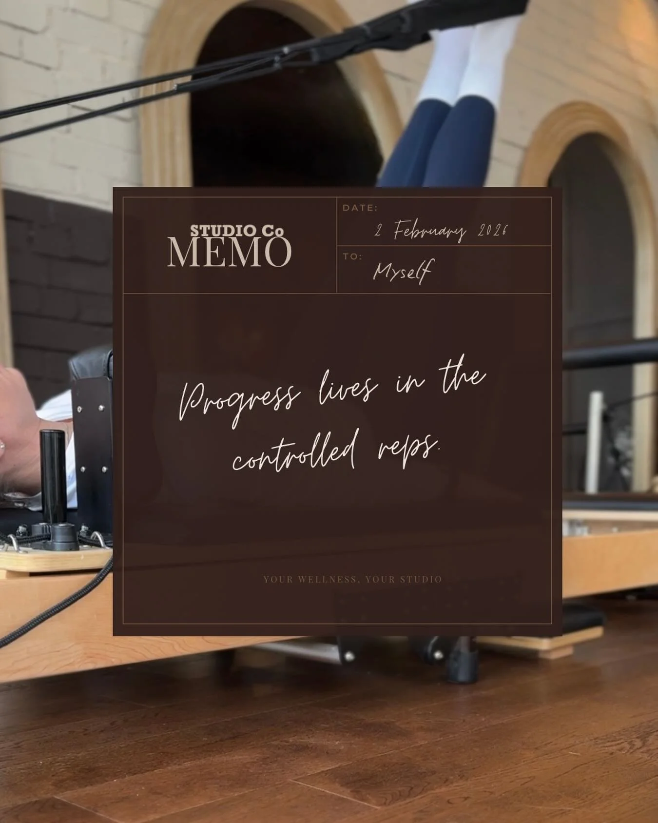 Take your time today. Your body will thank you. 🫶🏼✨

#MondayMotivation #StudioCoSevenoaks #ReformerPilates #MoveWell #SlowStrong PilatesCommunity