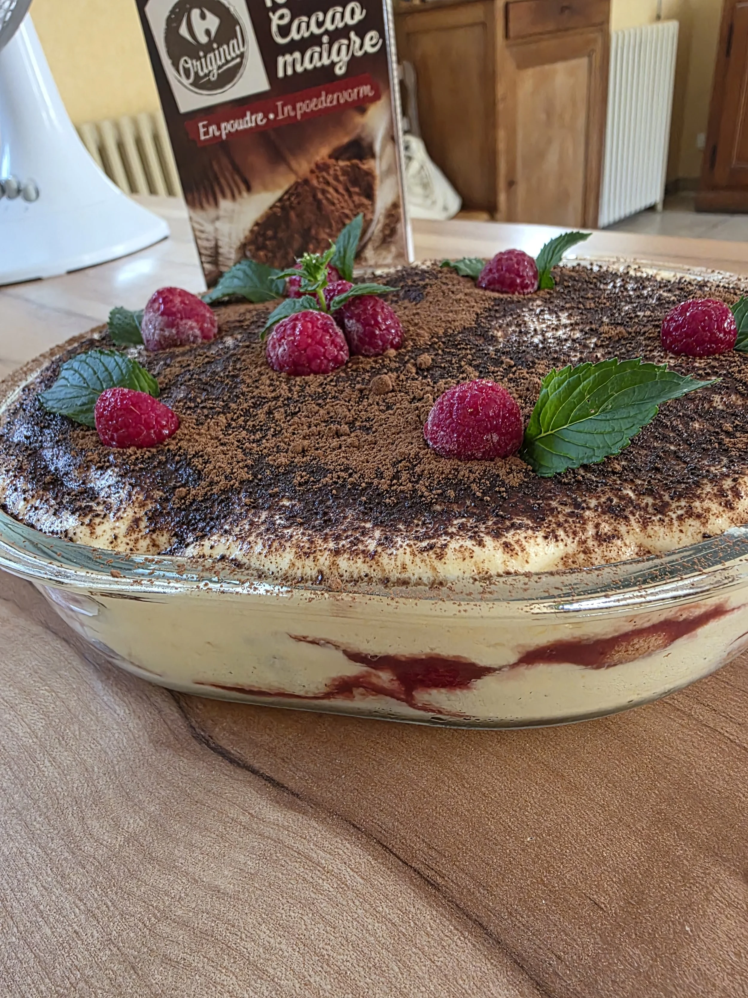 Tiramisu à la framboise