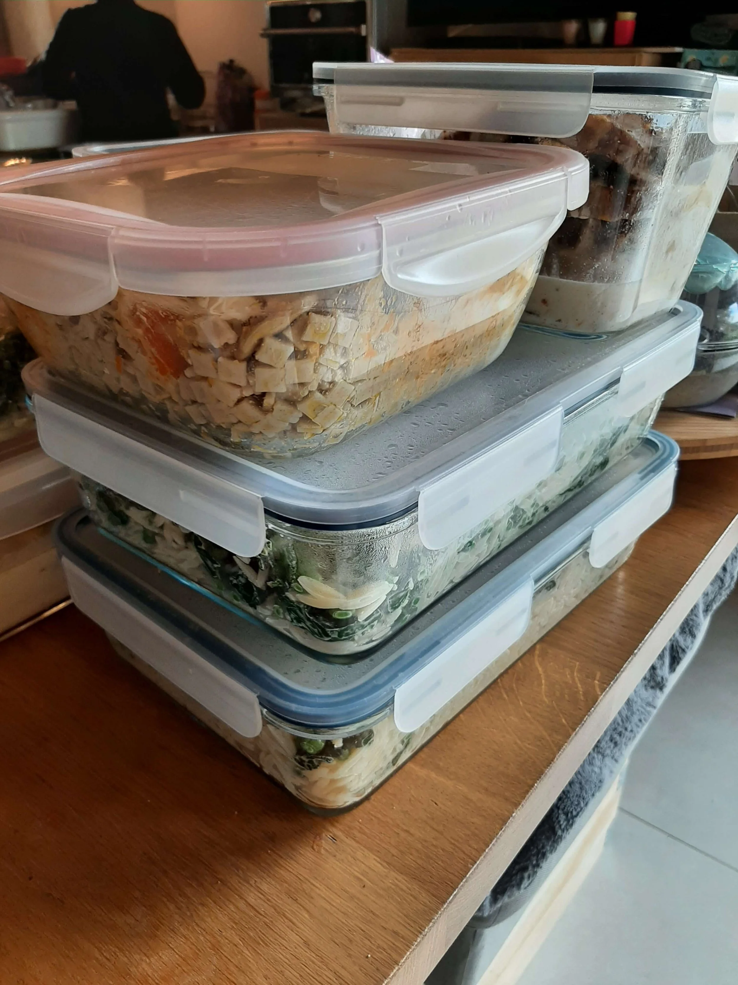 Tuperware prêts pour le frigo