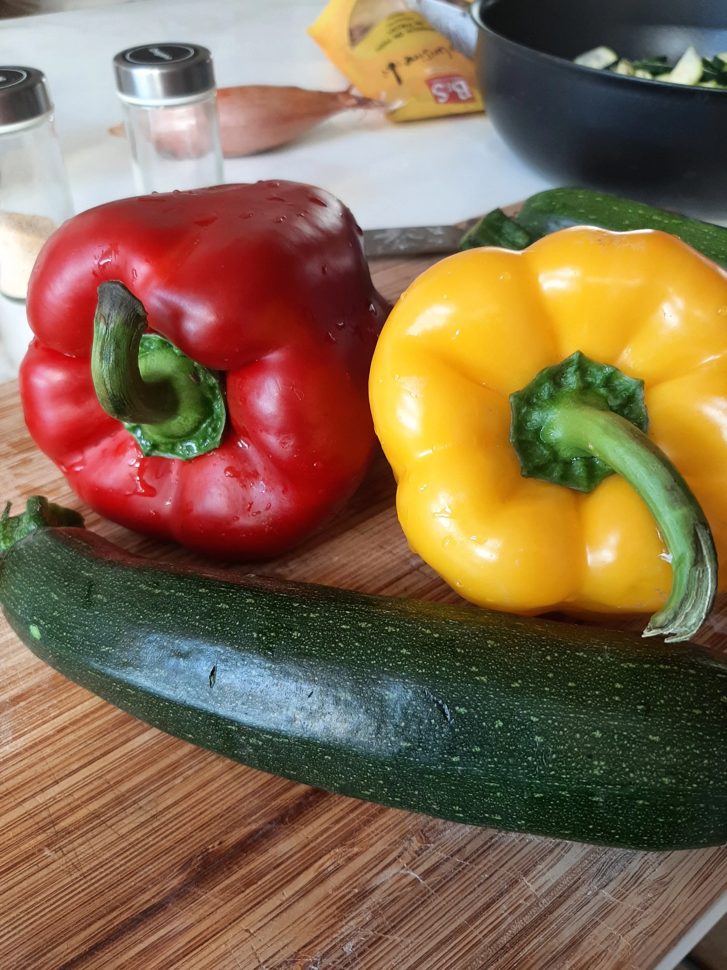 Légumes en préparation
