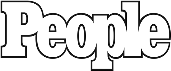 People magazine logo, bold black text