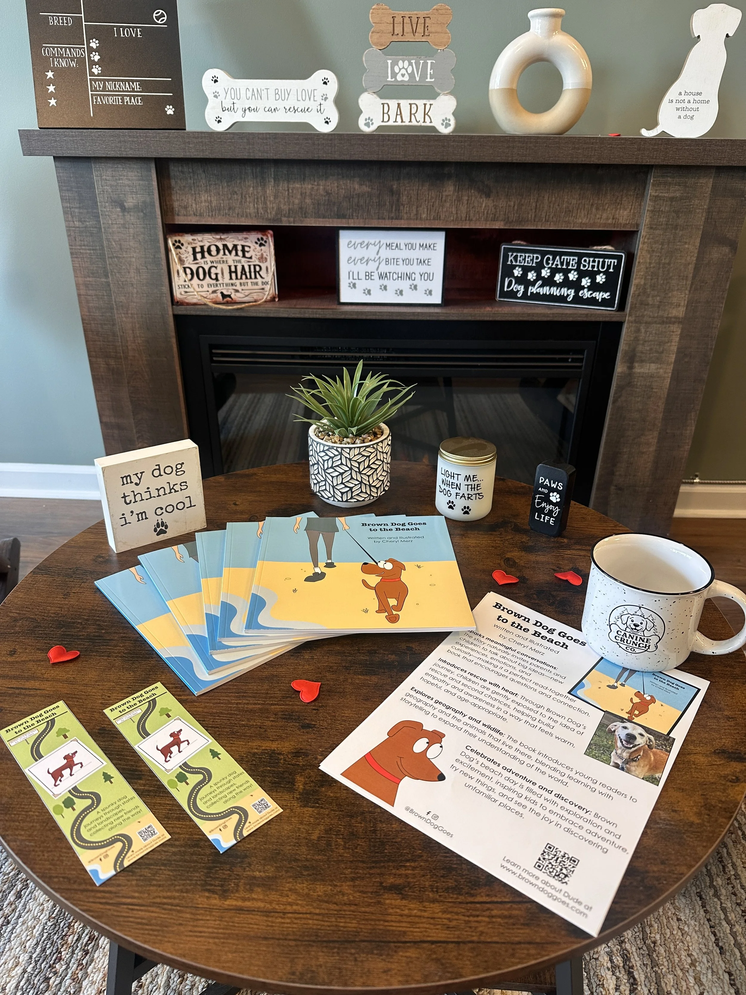 You can purchase Brown Dog Goes to the Beach at Canine Crunch in Mt. Lookout, Ohio!