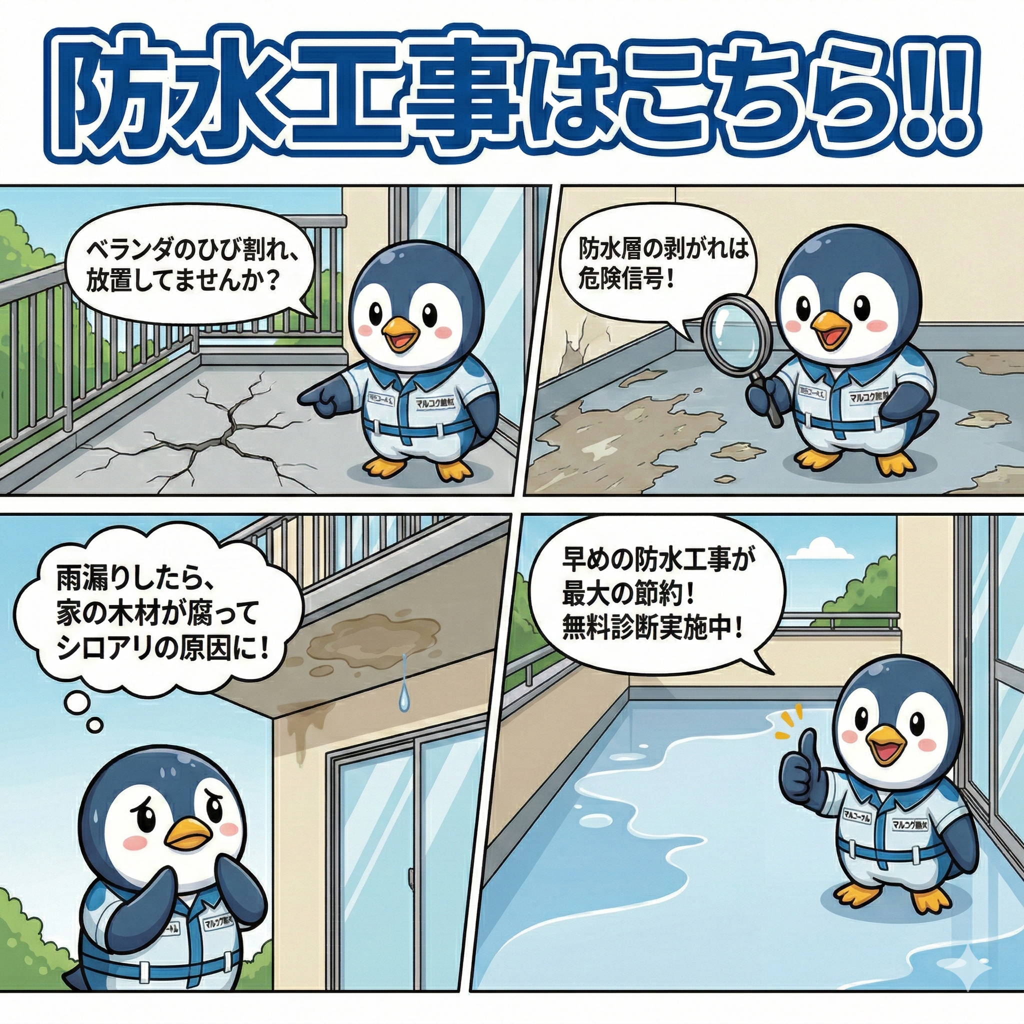 防水工事はこちら