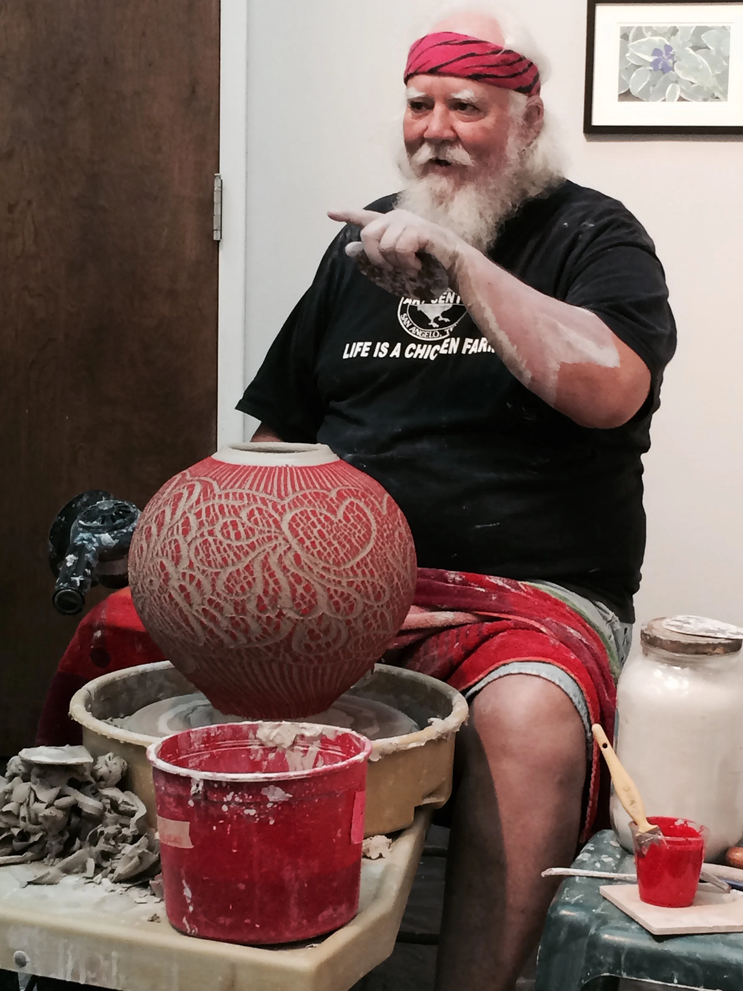 Man at Pottery wheel