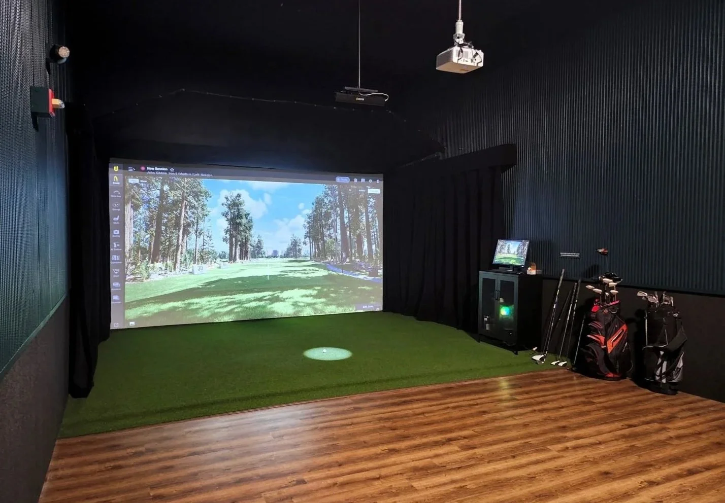 Golf Simulator in Recreation Facility, Biddeford, ME