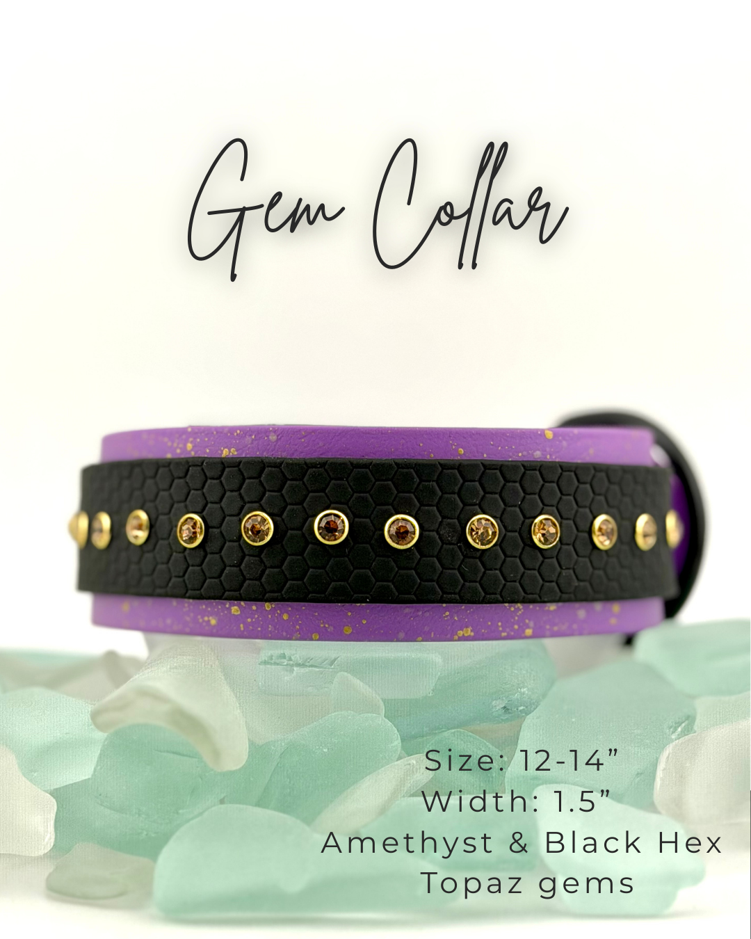 Gem Collar: 12-14"