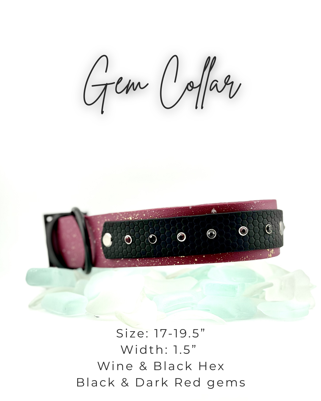 Gem Collar: 17-19.5"