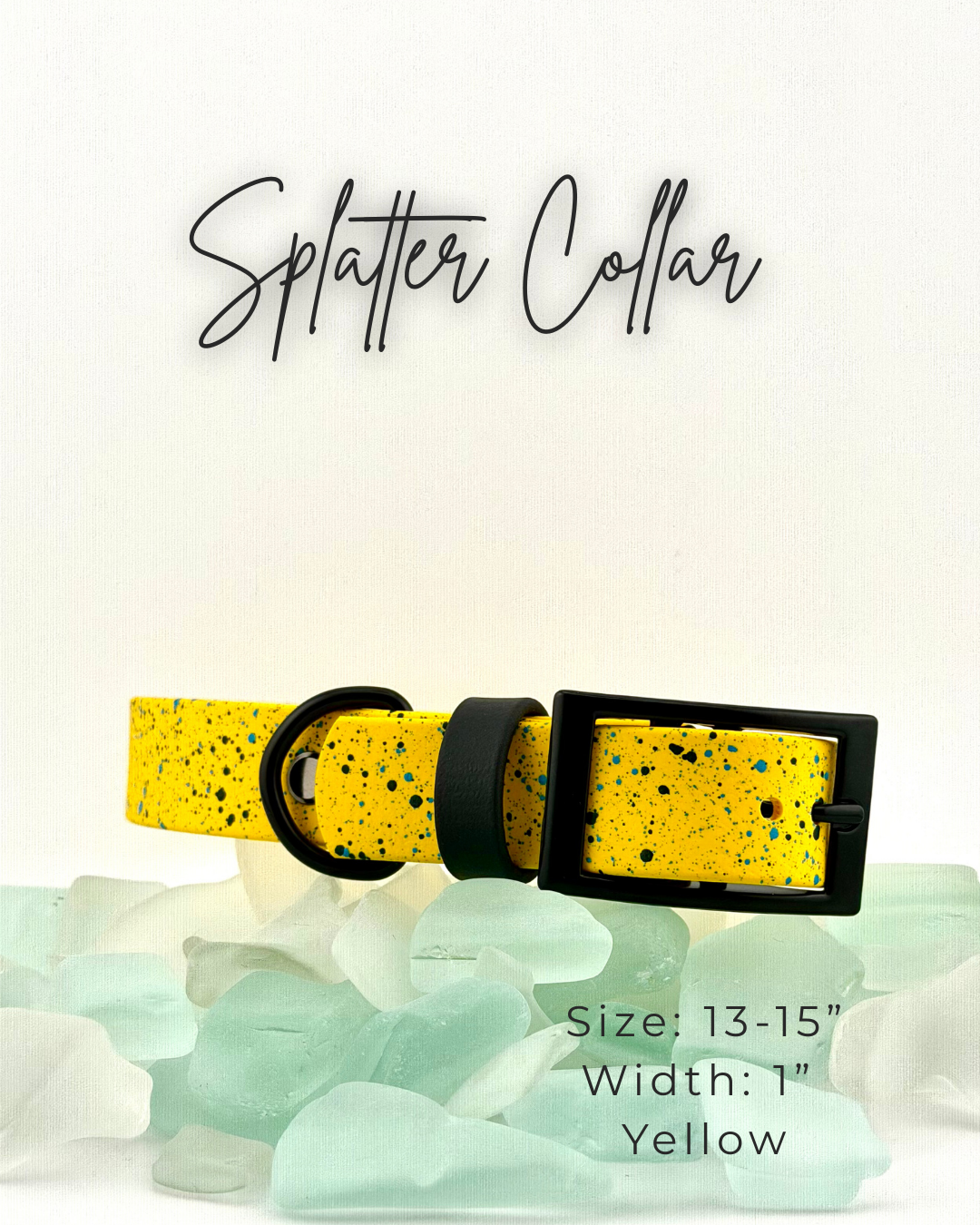 Splatter Collar: 13-15"