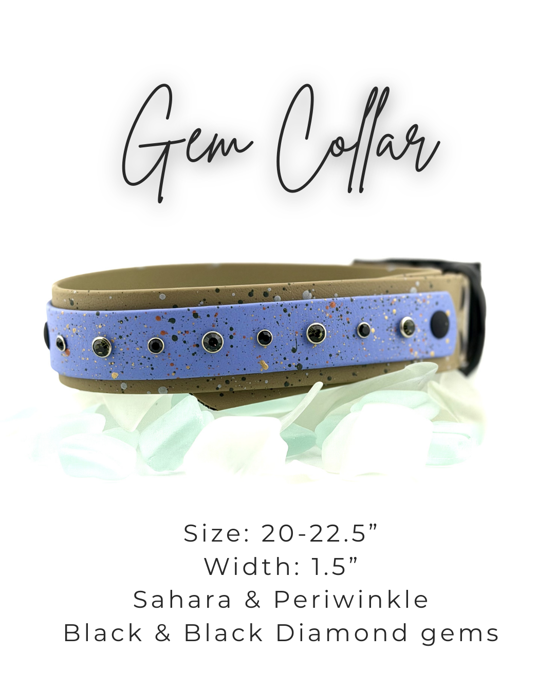 Gem Collar: 20-22.5"