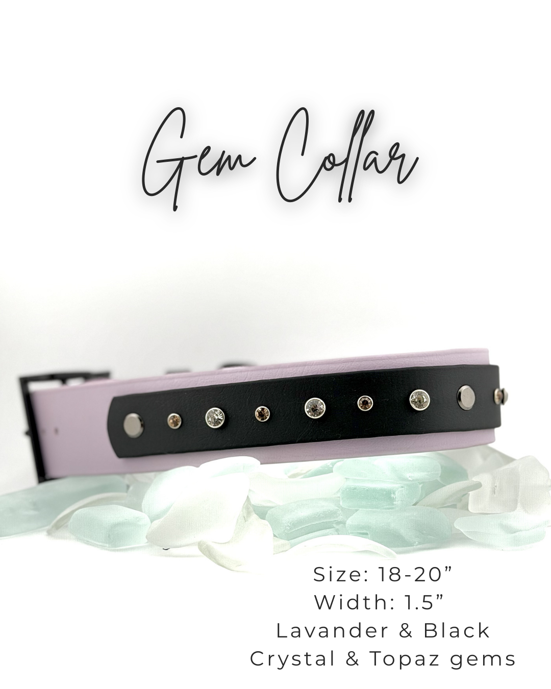 Gem Collar: 18-20"