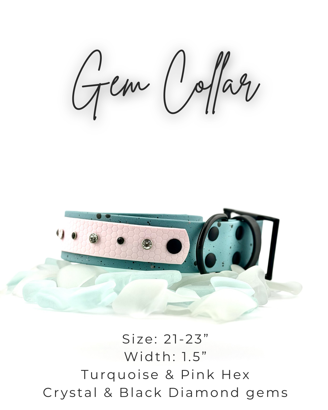 Gem Collar: 21-23"