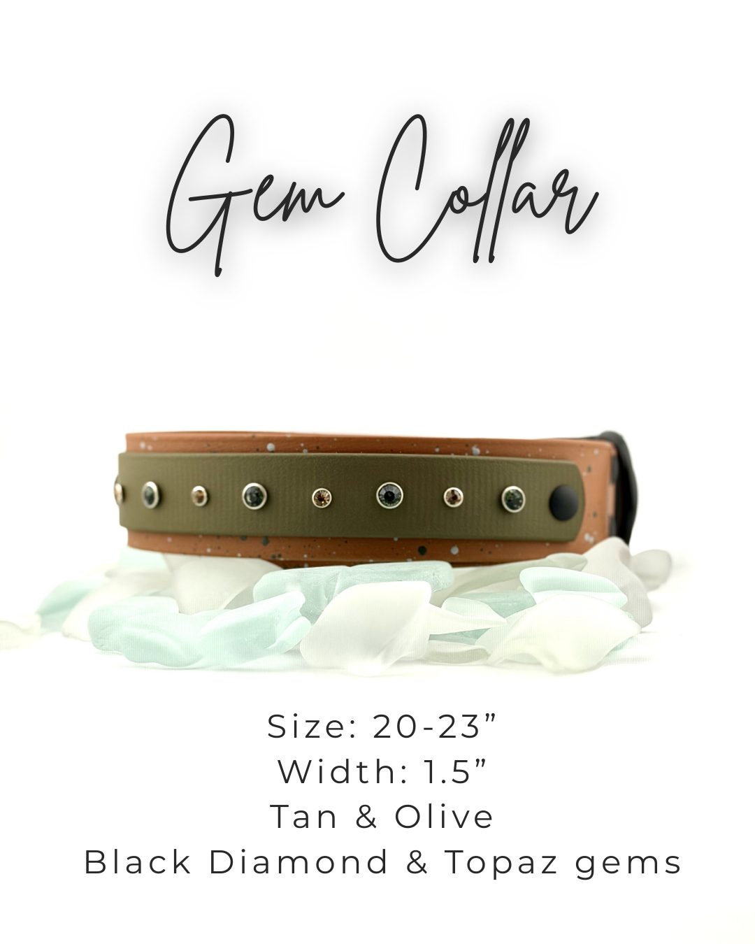 Gem Collar: 20-23"