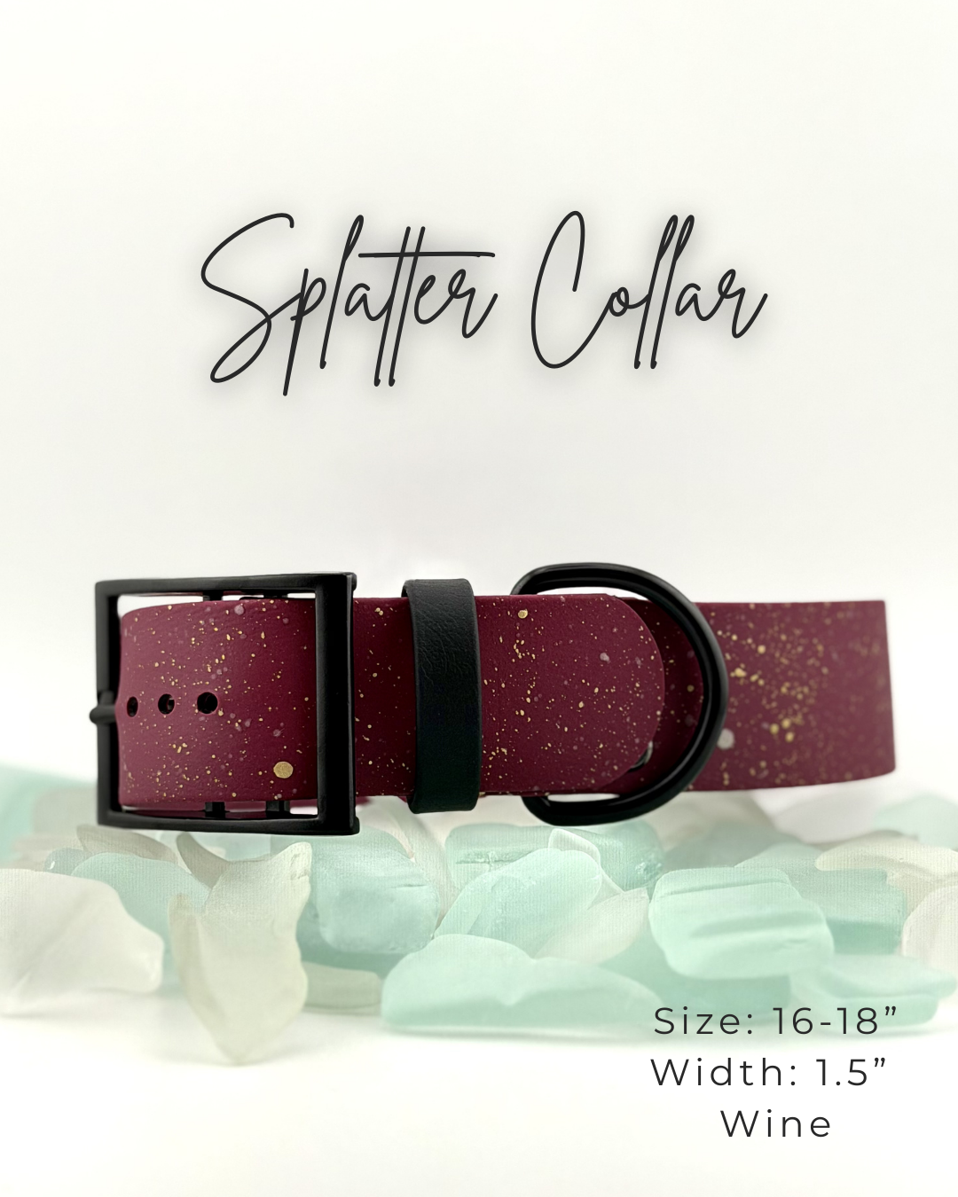 Splatter Collar: 16-18"