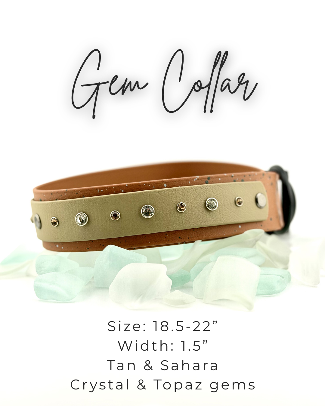 Gem Collar: 18.5-22"