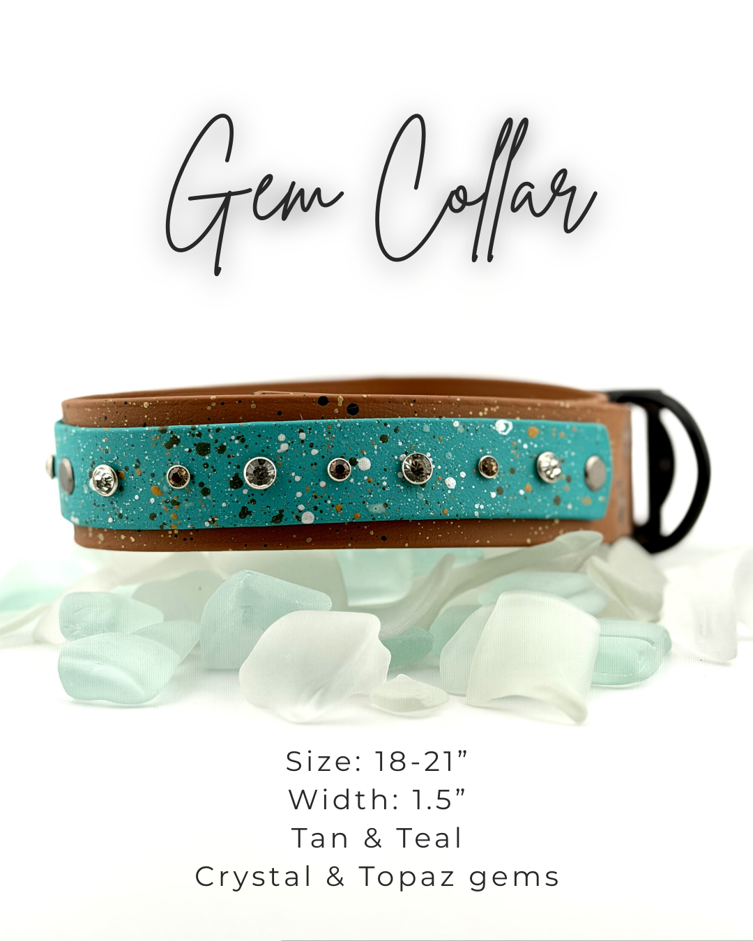 Gem Collar: 18-21"
