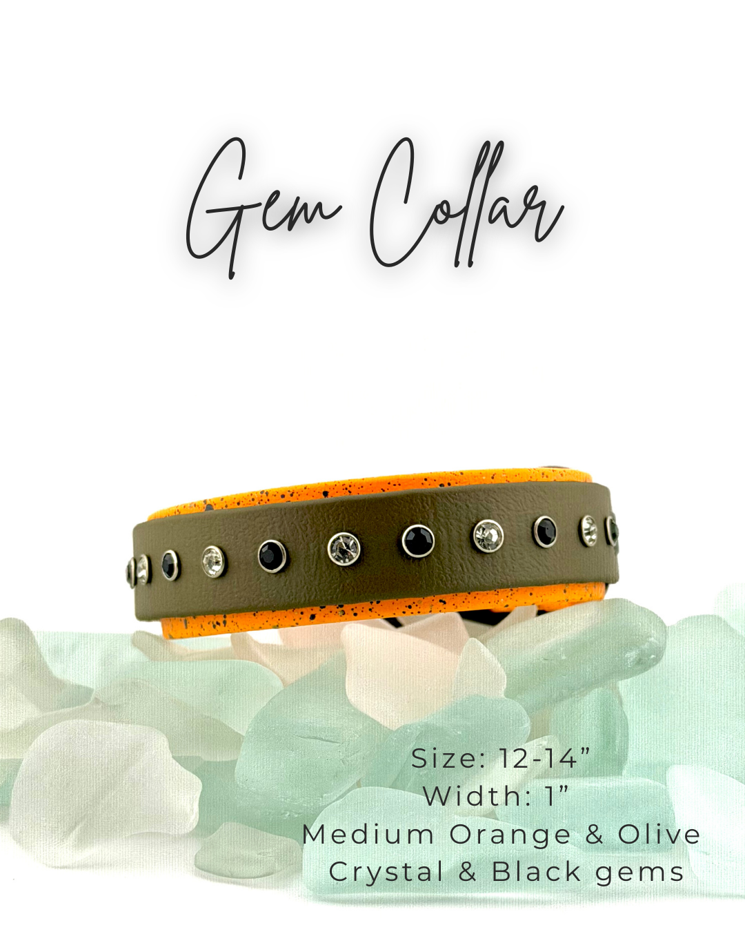 Gem Collar: 12-14"